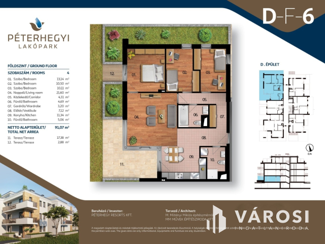 Kulcsrakész lakás Péterhegyen D-F-6