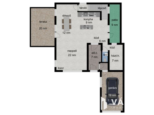 Baktói ikerház,minőségi kulcsrakész kivitelben.