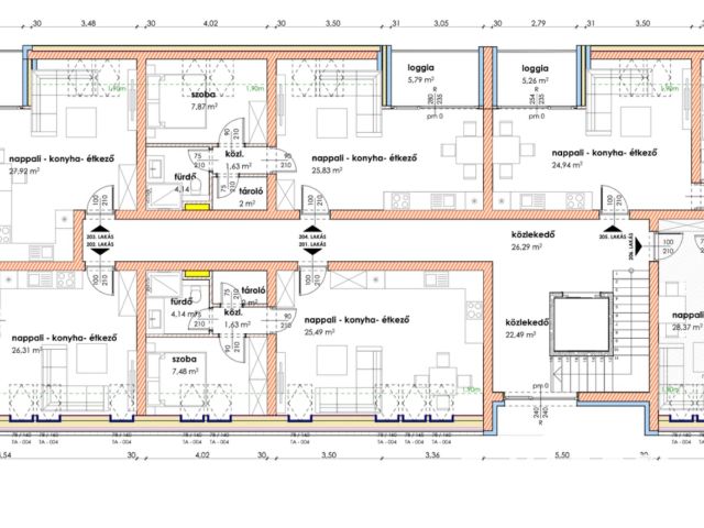 Második emeleti újépítésű lakás, Hagymatikumtól 60 méterre 2