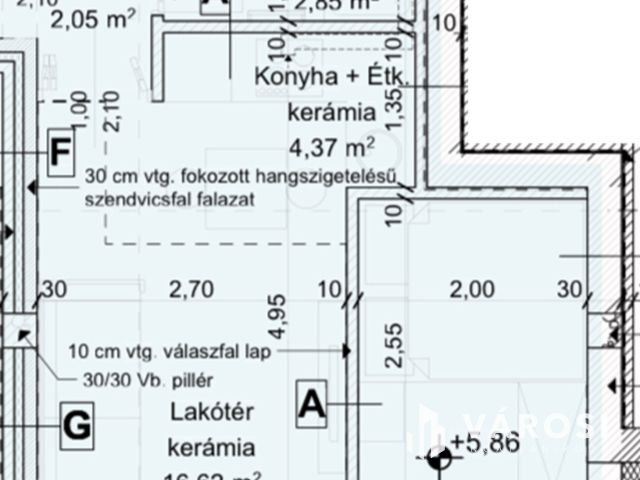 Új,kulcsrakész mini lakás a Remény projektben eladó.A4B